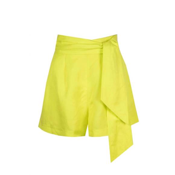 NEW HUNTER BELL ashton shorts in lime - Picture 3 of 3